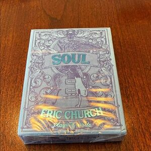Eric Church Soul Playing Cards - Purple and Gold
